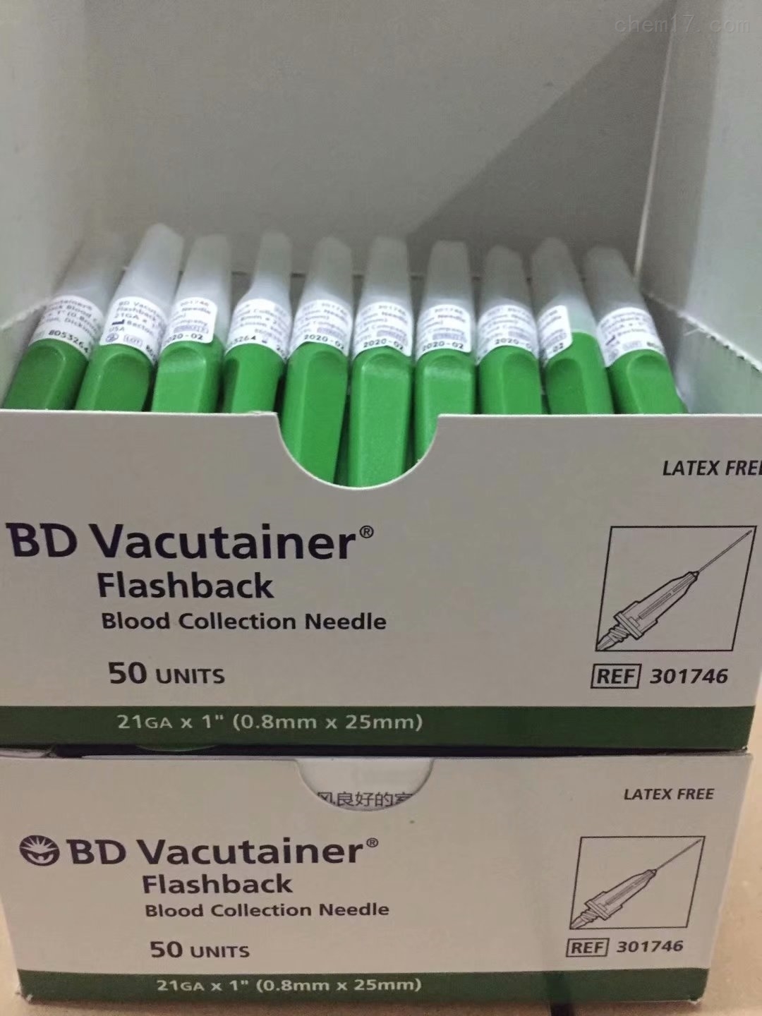 bd301746多管采集双向采血针21mm现货