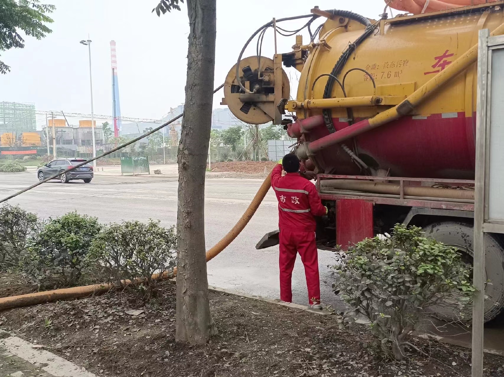 杭州市政管道水泥基砂漿噴涂施工